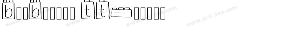 BadBlocks TT字体转换